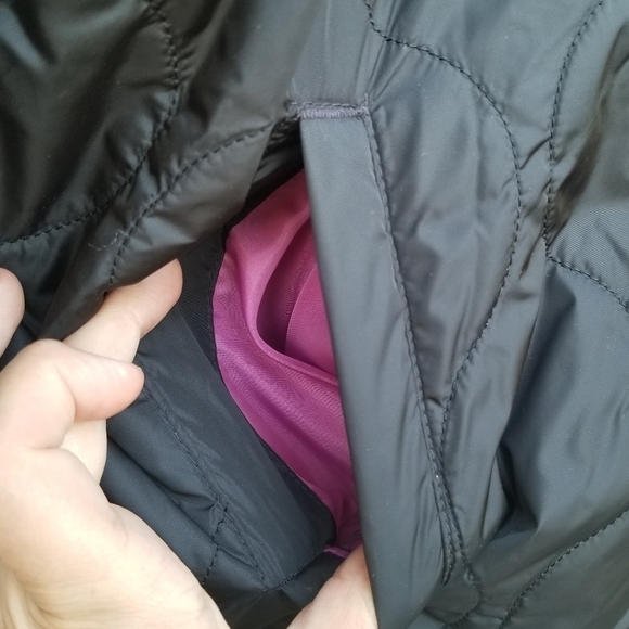 Universal Thread mixed media sherpa quilted nylon jacket green black XXL - Picture 3 of 8